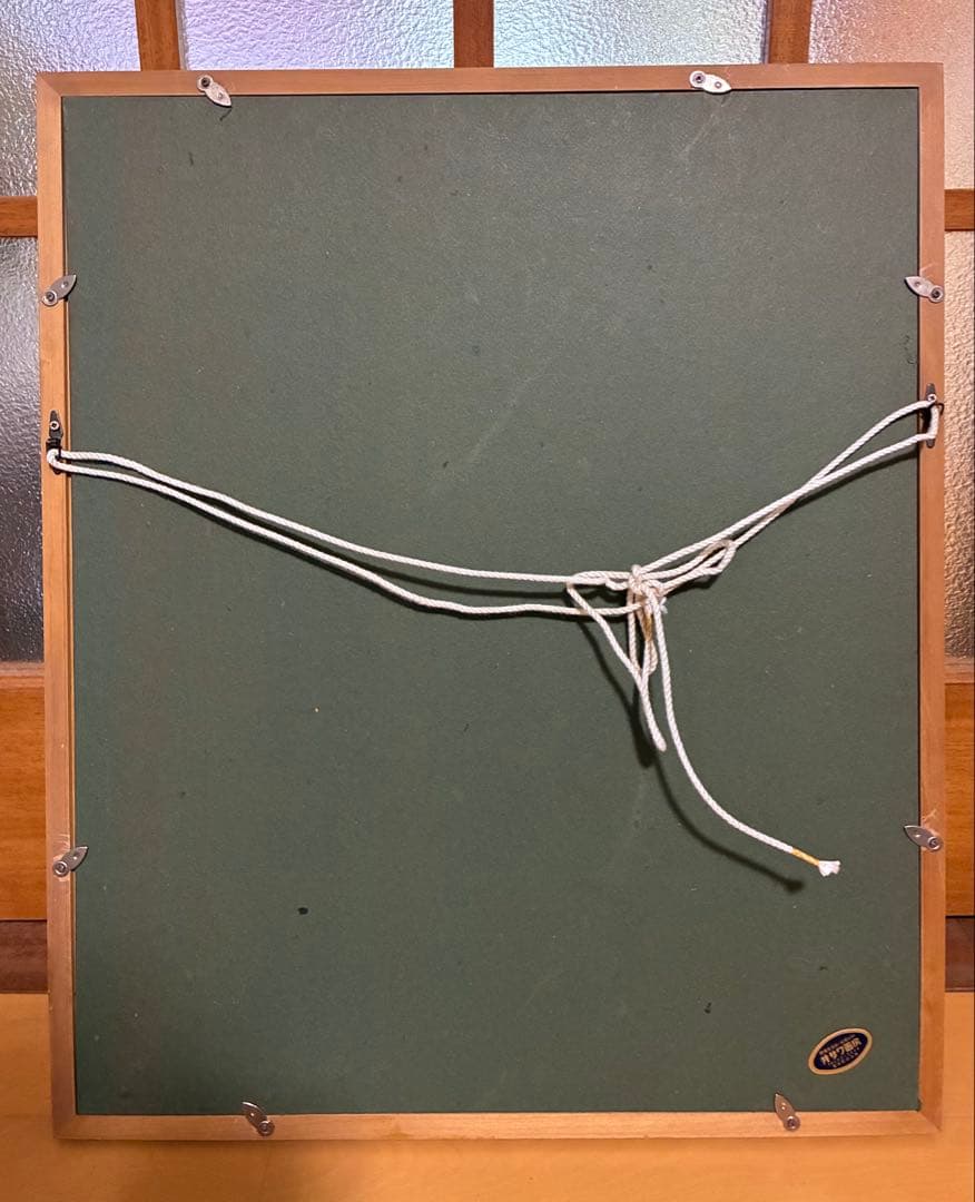 マリオネット 小野忠弘 絵画油彩肉筆 真作 額装 サイン有り F4号