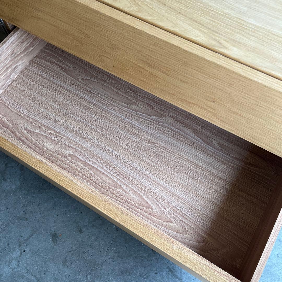 美品★無印ステンレスユニットシェルフ・オーク材・ワードローブセット