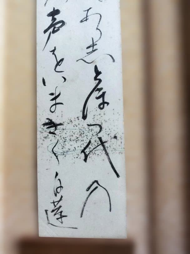 【真筆】白蓮　人いまだ神にてありしとほつ代のあめつちの中の声をいまきく