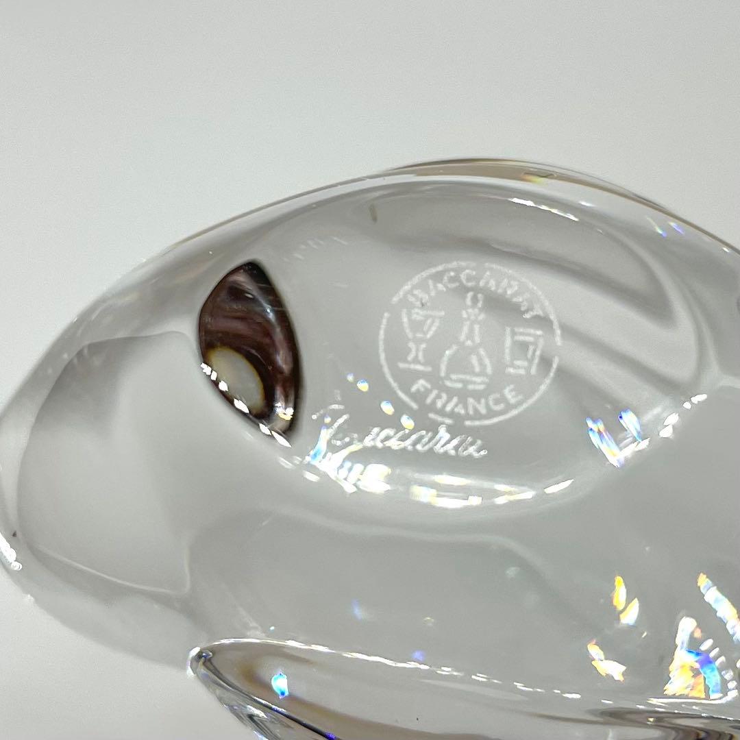 Baccarat バカラ クリスタル 小鳥 鳥 フィギュリン 置物