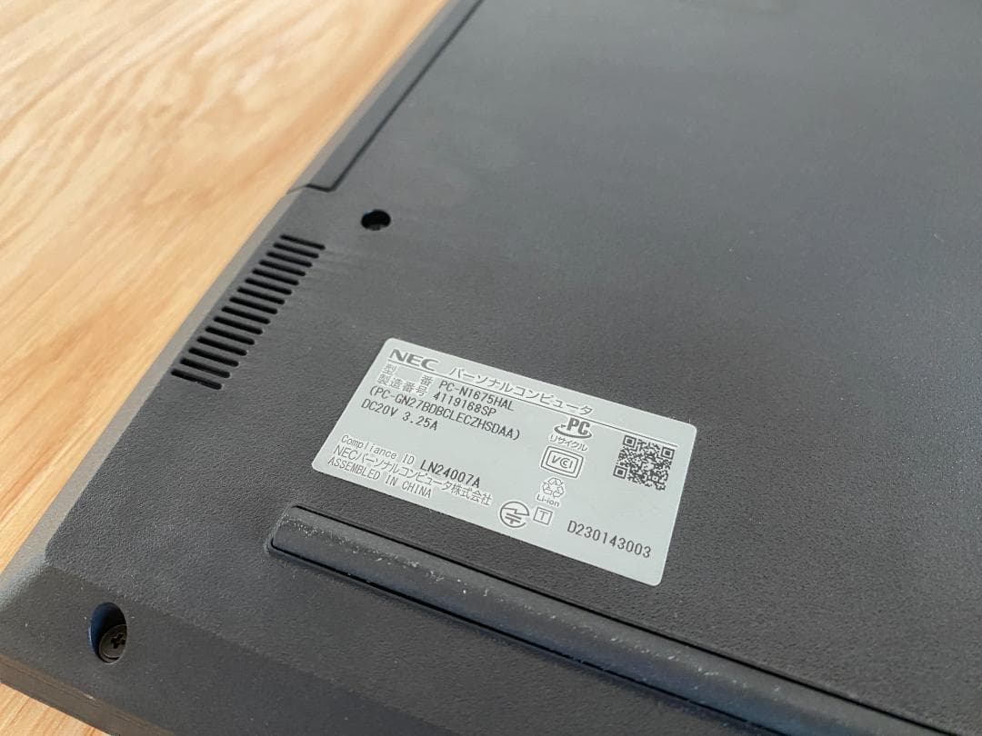 LAVIE N16 PC-N1675HAL NEC ノートPC 本体