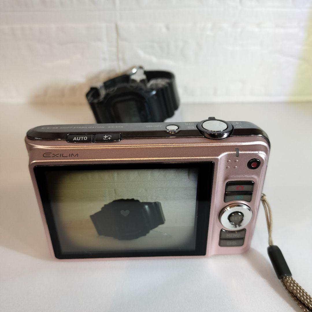 CASIO EXILIM EX-H15 pinkピンク デジカメ