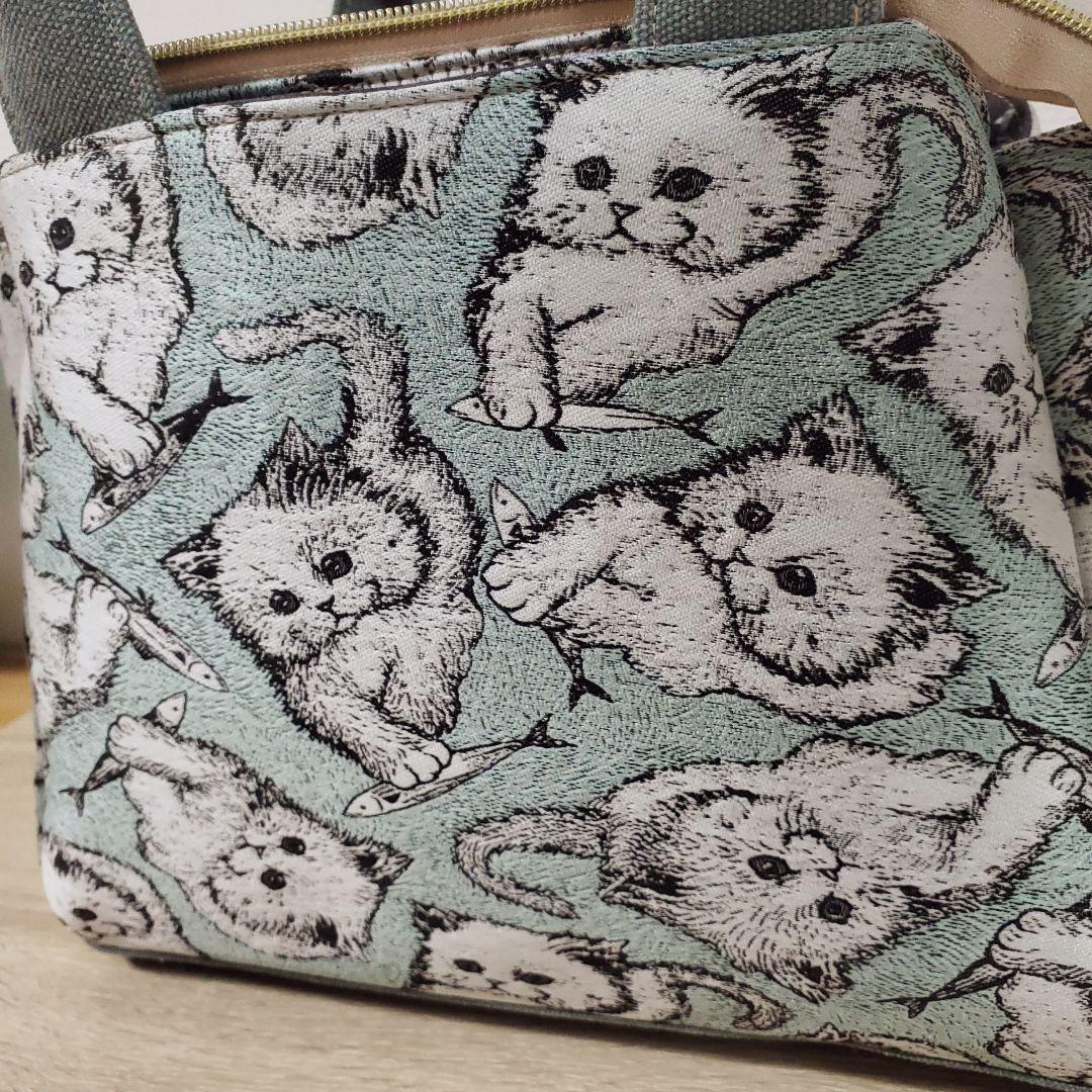 ハンドメイド 3roomsバッグ フランシュリッペ つかまえちゃったねこ