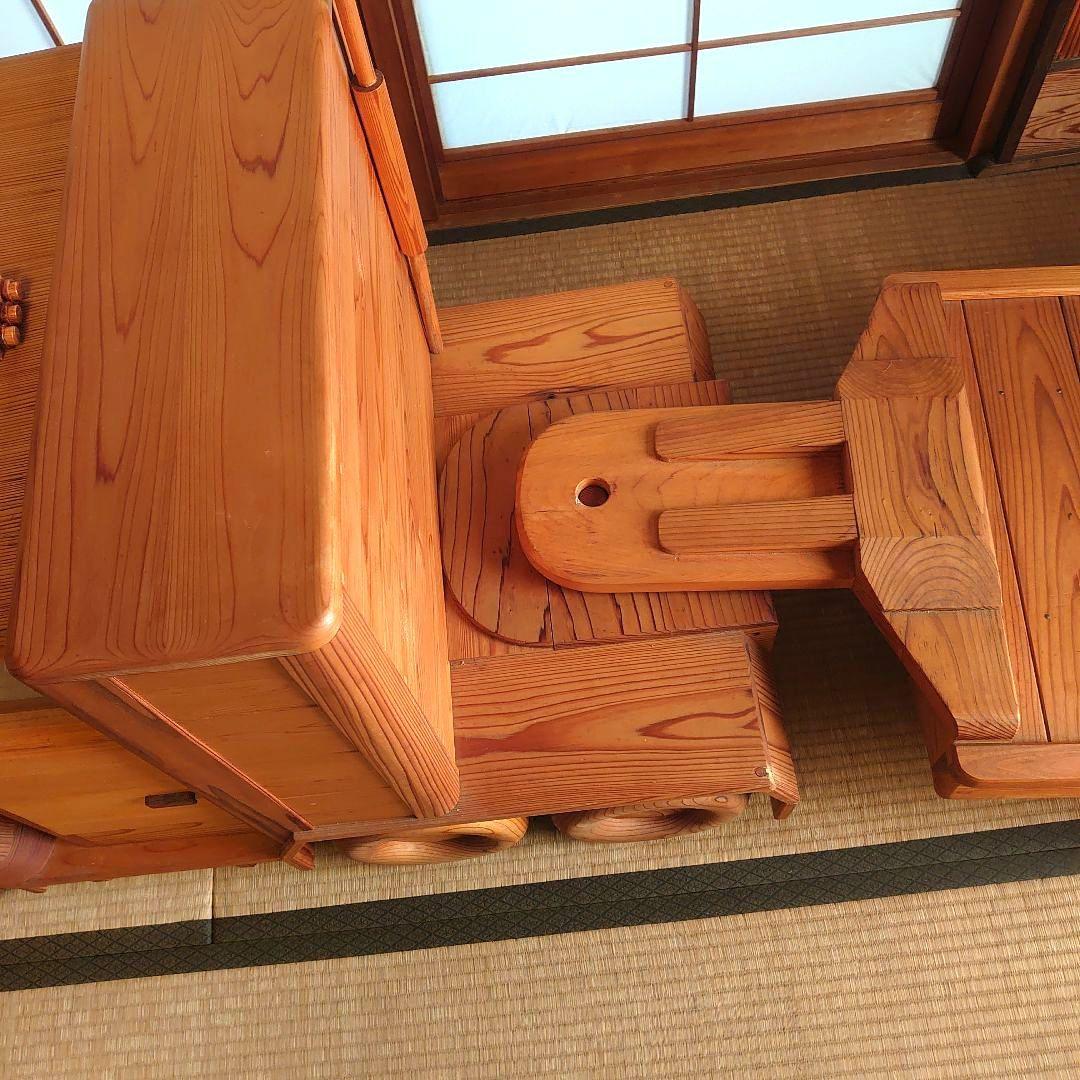 木製トラック型おもちゃ