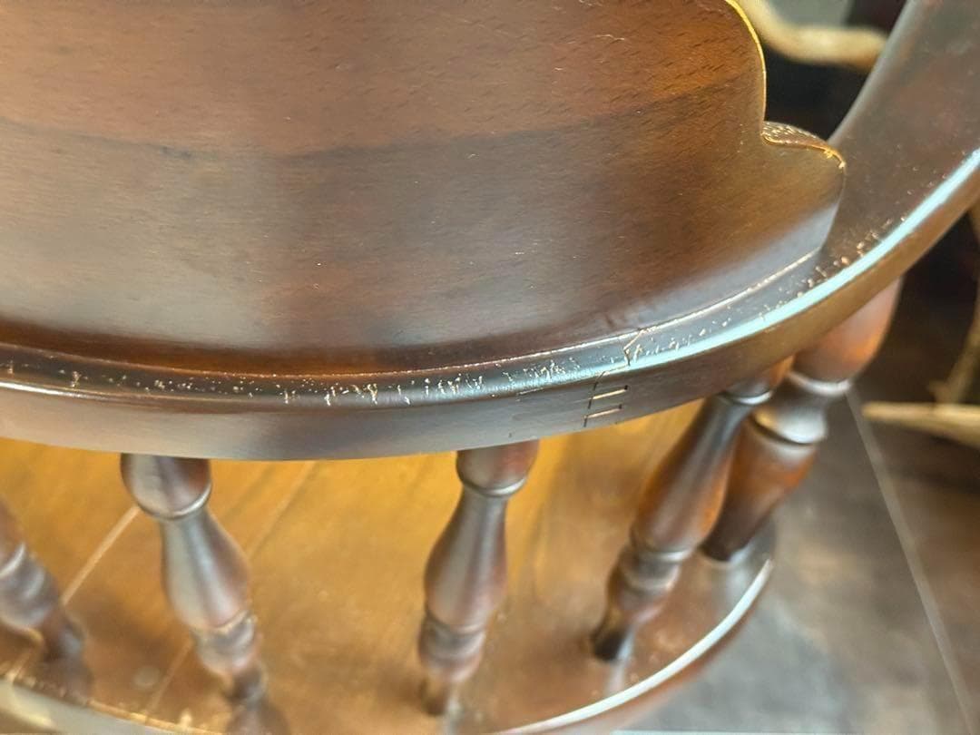 飛騨産業　HIDA アームチェア　ヴィンテージ　スポークチェア　レトロ　IH