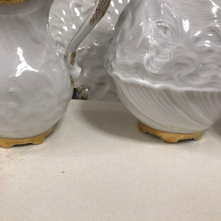 マイセン  スワンサービス ゴールドトリム