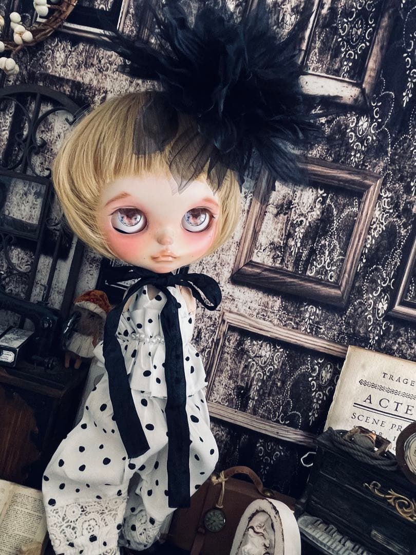 カスタム アイシードール マッシュルームボブヘアー アウトフィット付属