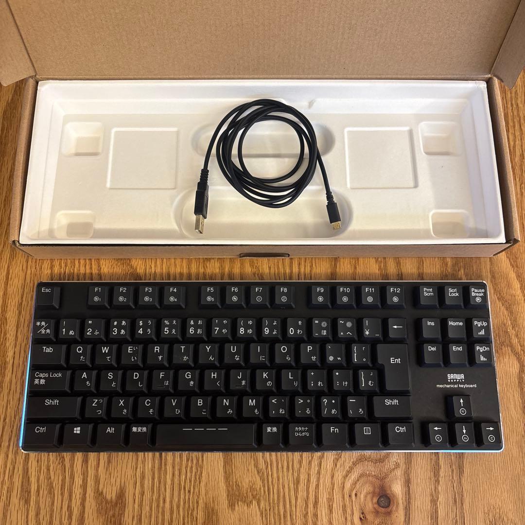 400-SKB057R メカニカルキーボード コンパクト　赤軸