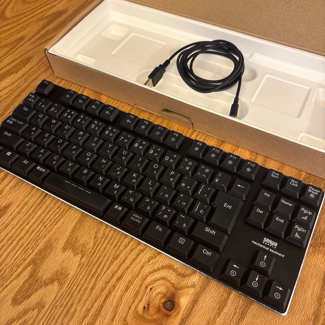 400-SKB057R メカニカルキーボード コンパクト　赤軸