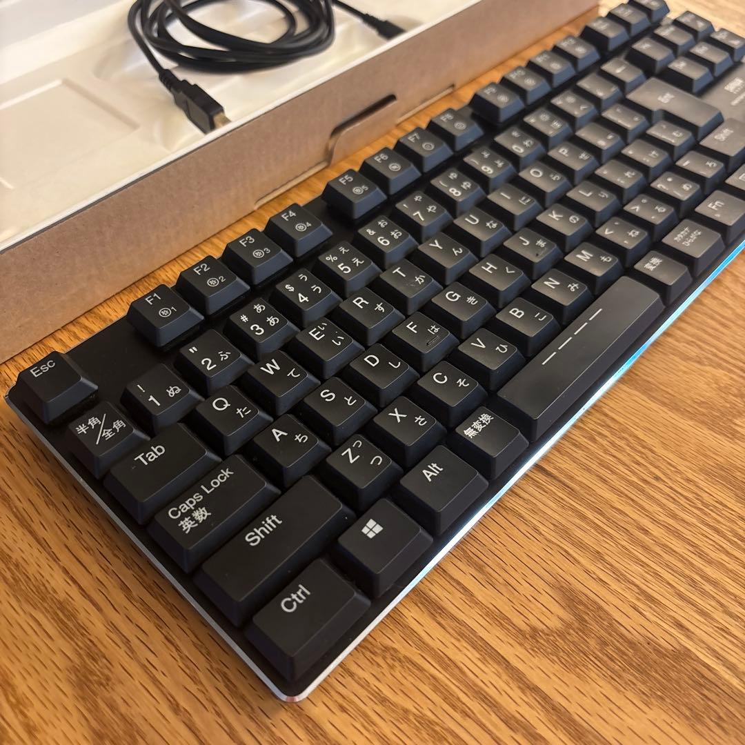 400-SKB057R メカニカルキーボード コンパクト　赤軸