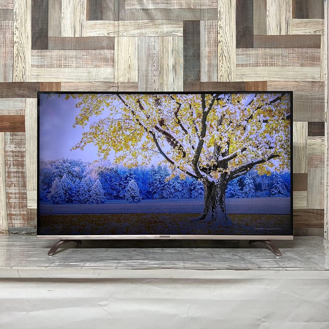 即日受渡❣️全国送料込アグレクション43型4K液晶テレビWチューナー外付HDD録画