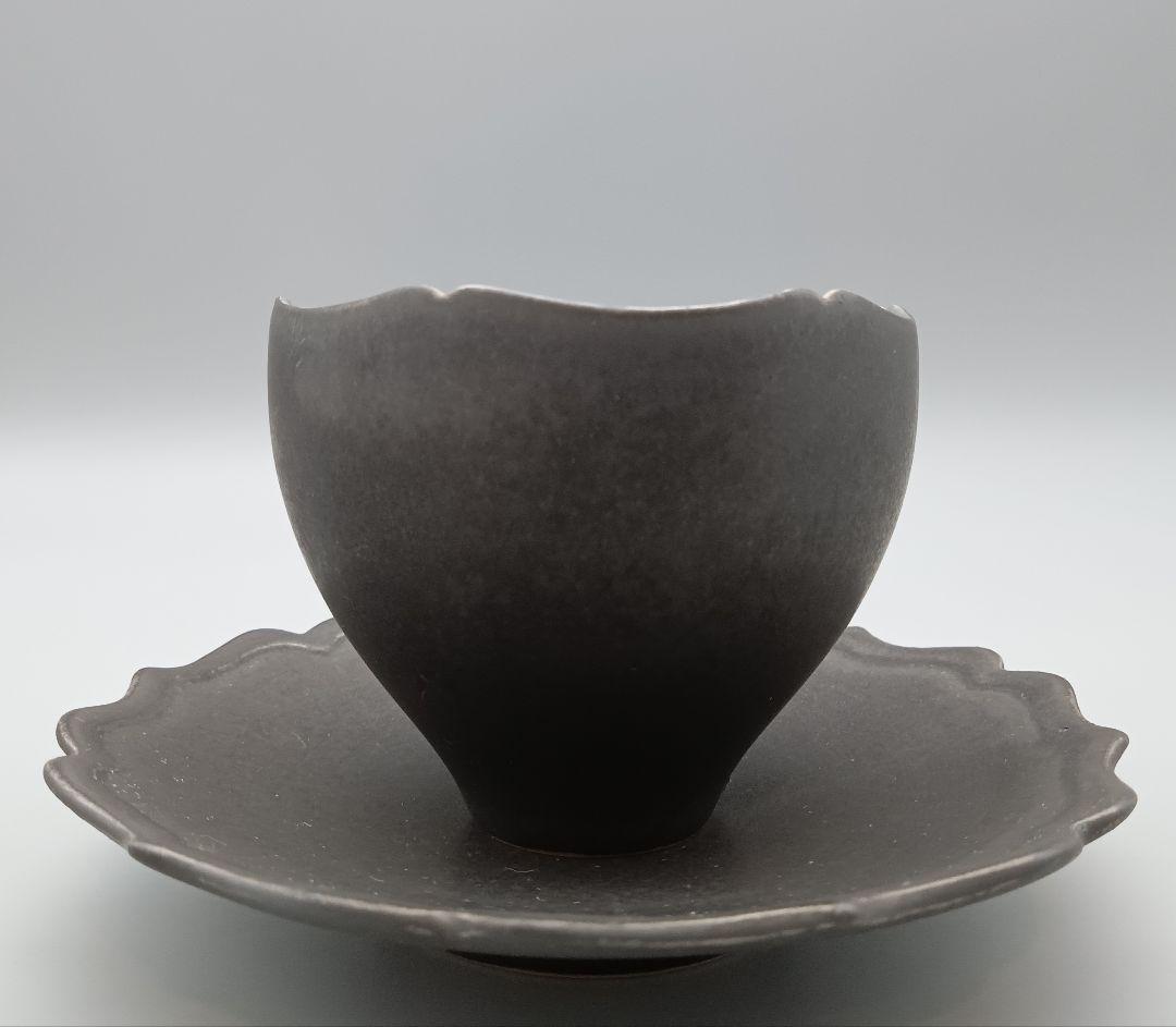 木下和美 銀彩 ポット 注器 / カップ＆ソーサー セット