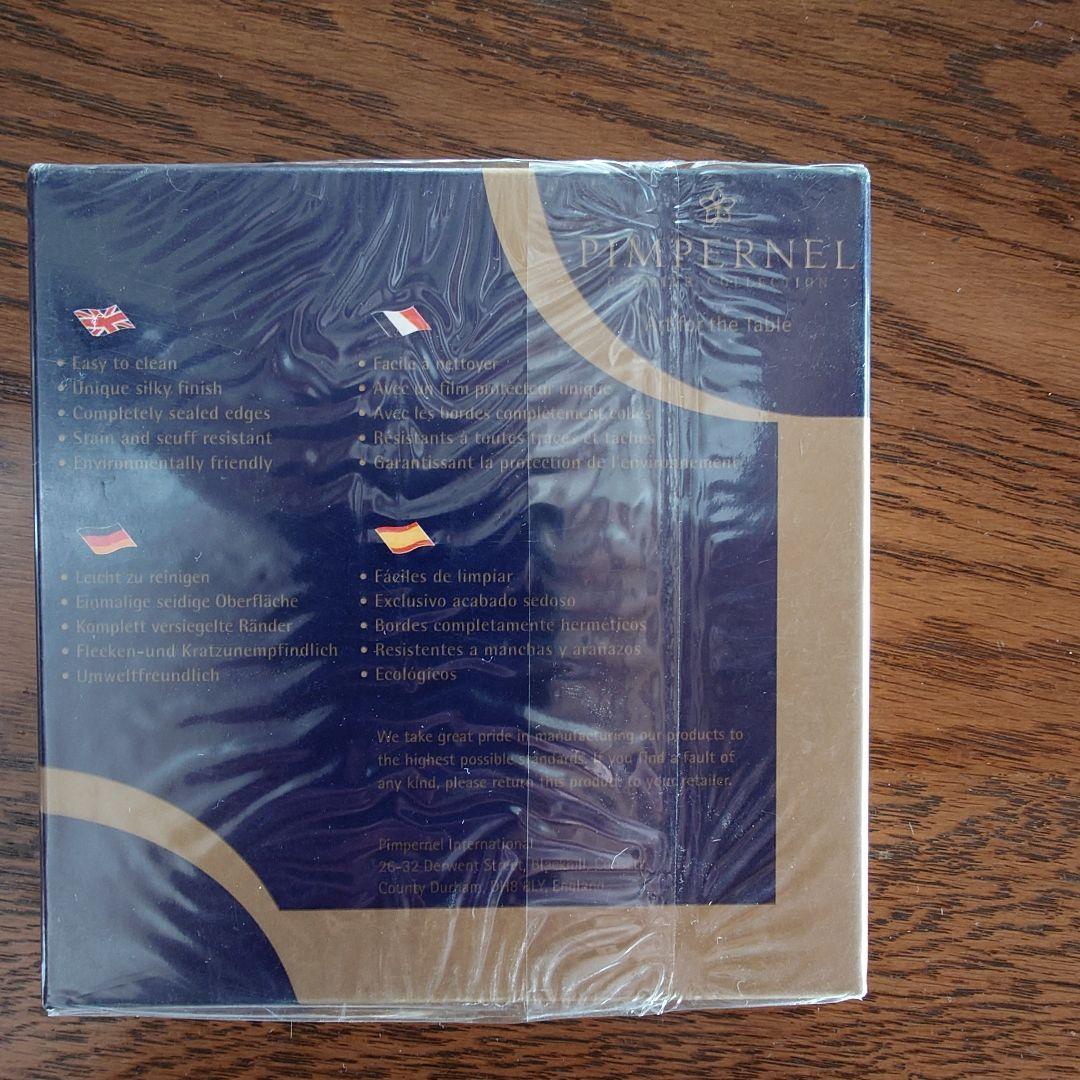 【クリスマス柄】ピンパーネル　未使用テーブルマット4枚　コースター6枚未開封