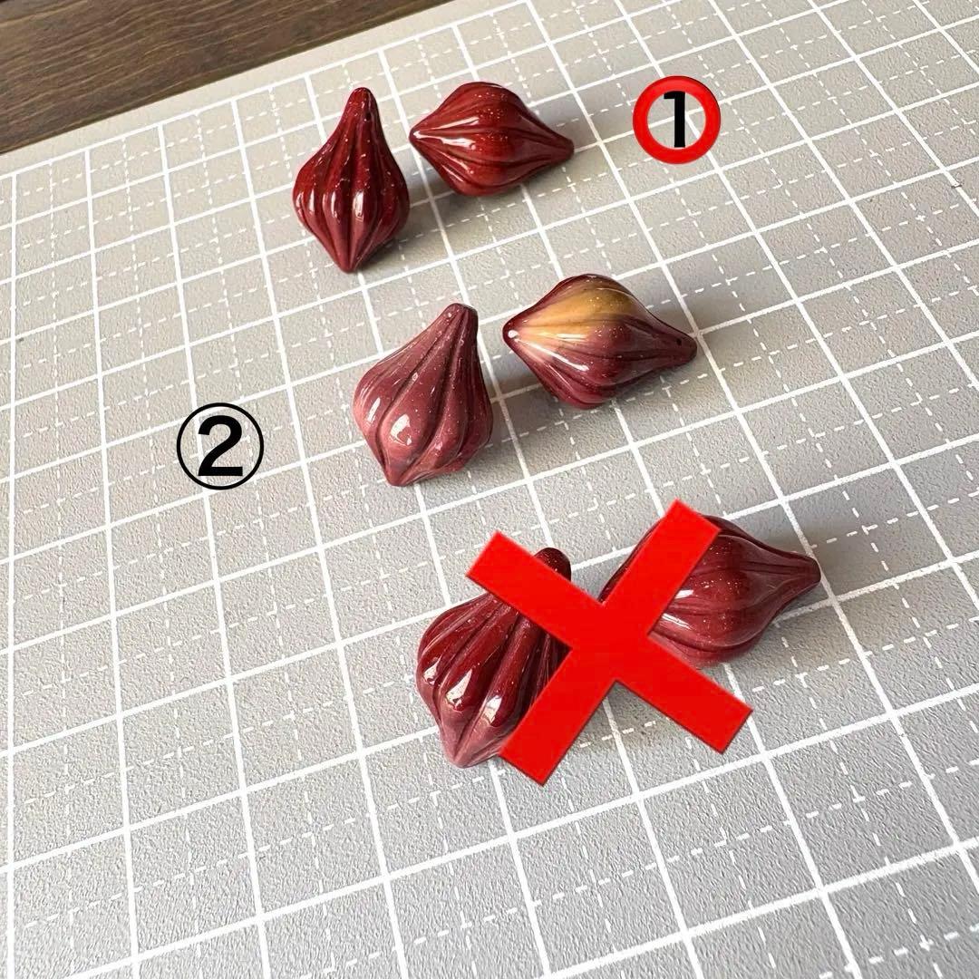 《yuka》✴︎モッカイトランタンカービング＊④U字ピアス