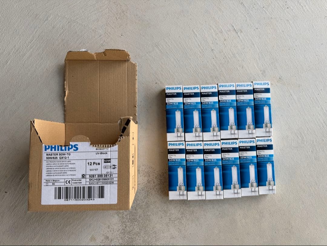 新品未使用✨PHILIPSMASTERSDW-TGMini50W/825 12個