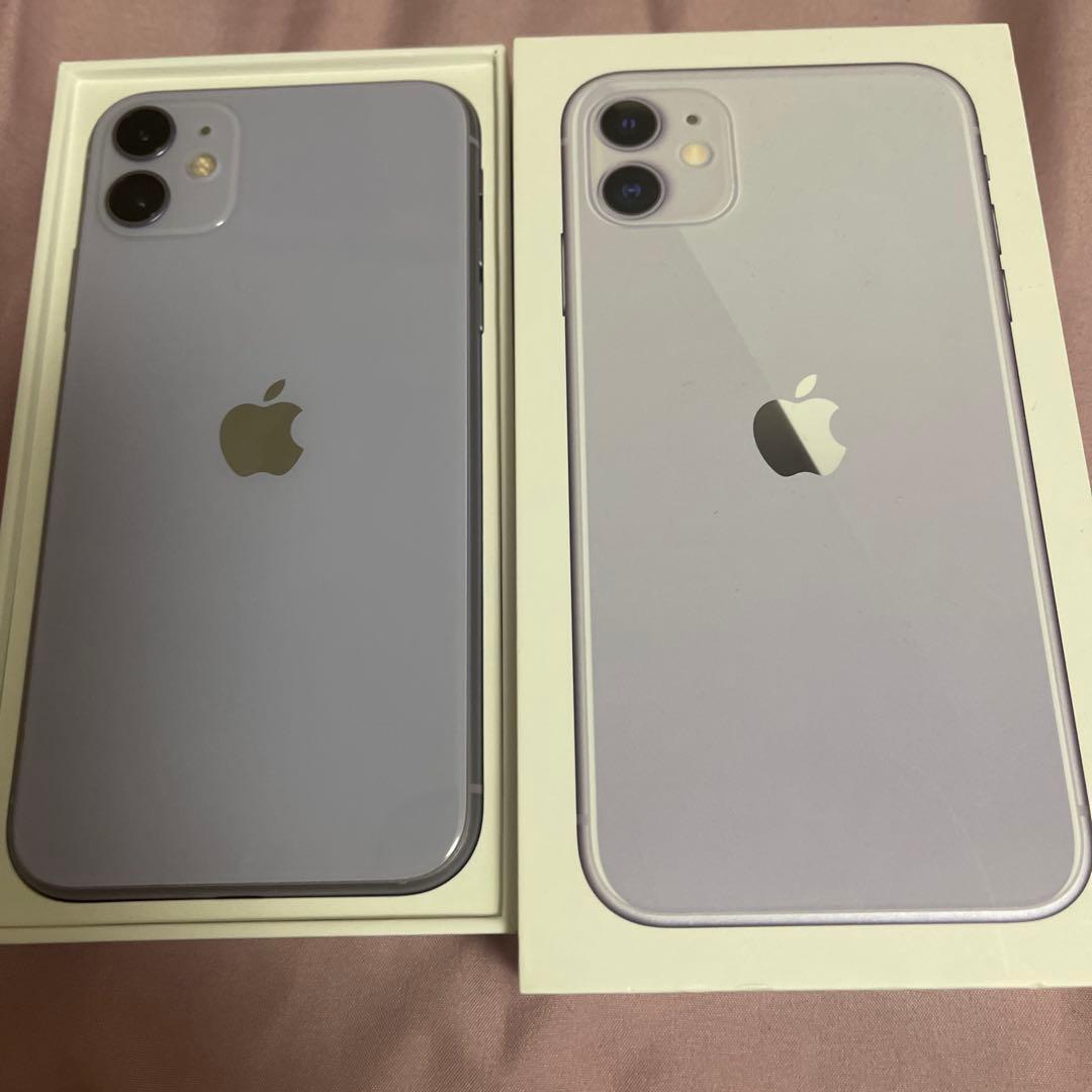（美品）Apple iPhone 11 ラベンダー　128GB 本体