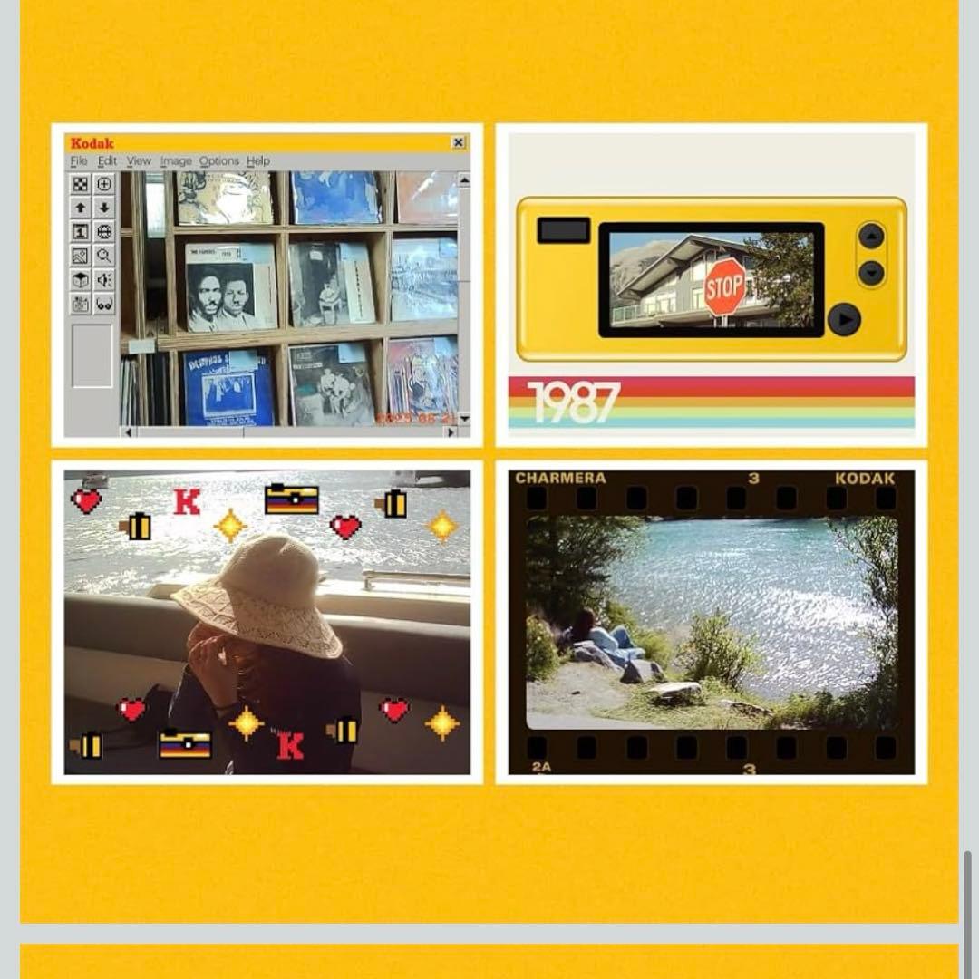 【未使用】Kodak Charmera コダック キーチェーン カメラ イエロー