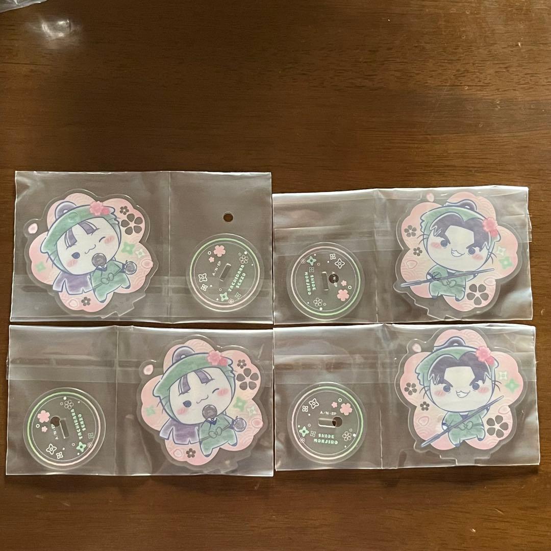 フリューくじ忍たま乱太郎ふんわり桜もちぴこの段　潮江文次郎立花仙蔵セット計16点