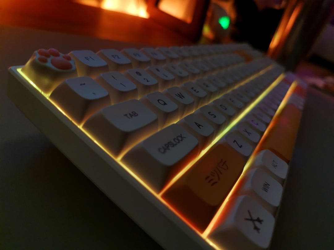 KLUDGE 100配列(RK100)キーボード 茶軸