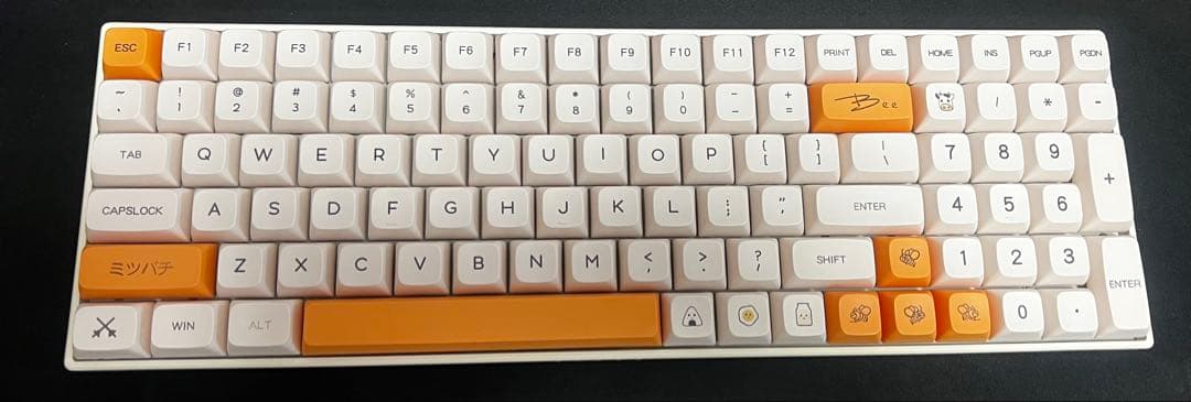  KLUDGE 100配列(RK100)キーボード 茶軸