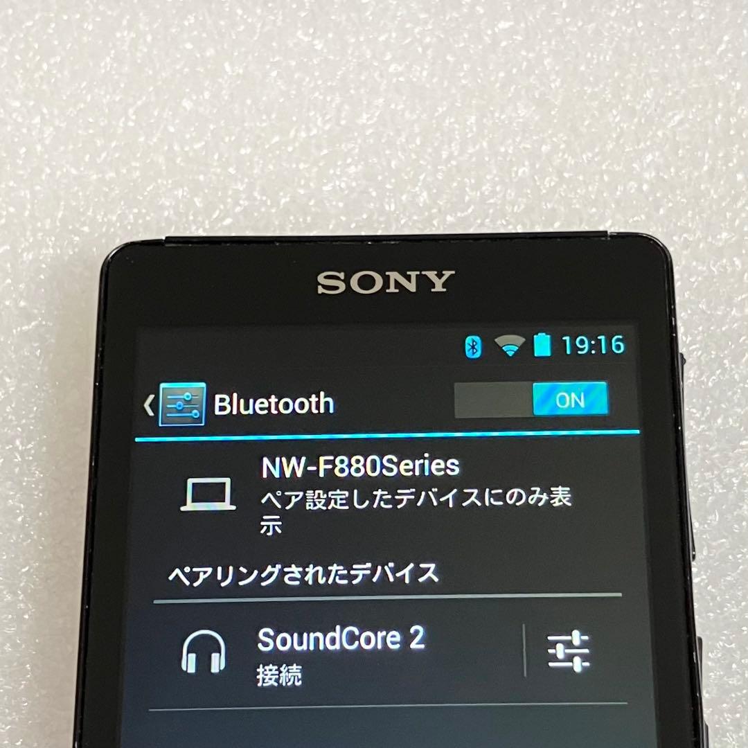 【美品　バッテリ良好】SONY ウォークマン　NW-F885 16GB ブラック