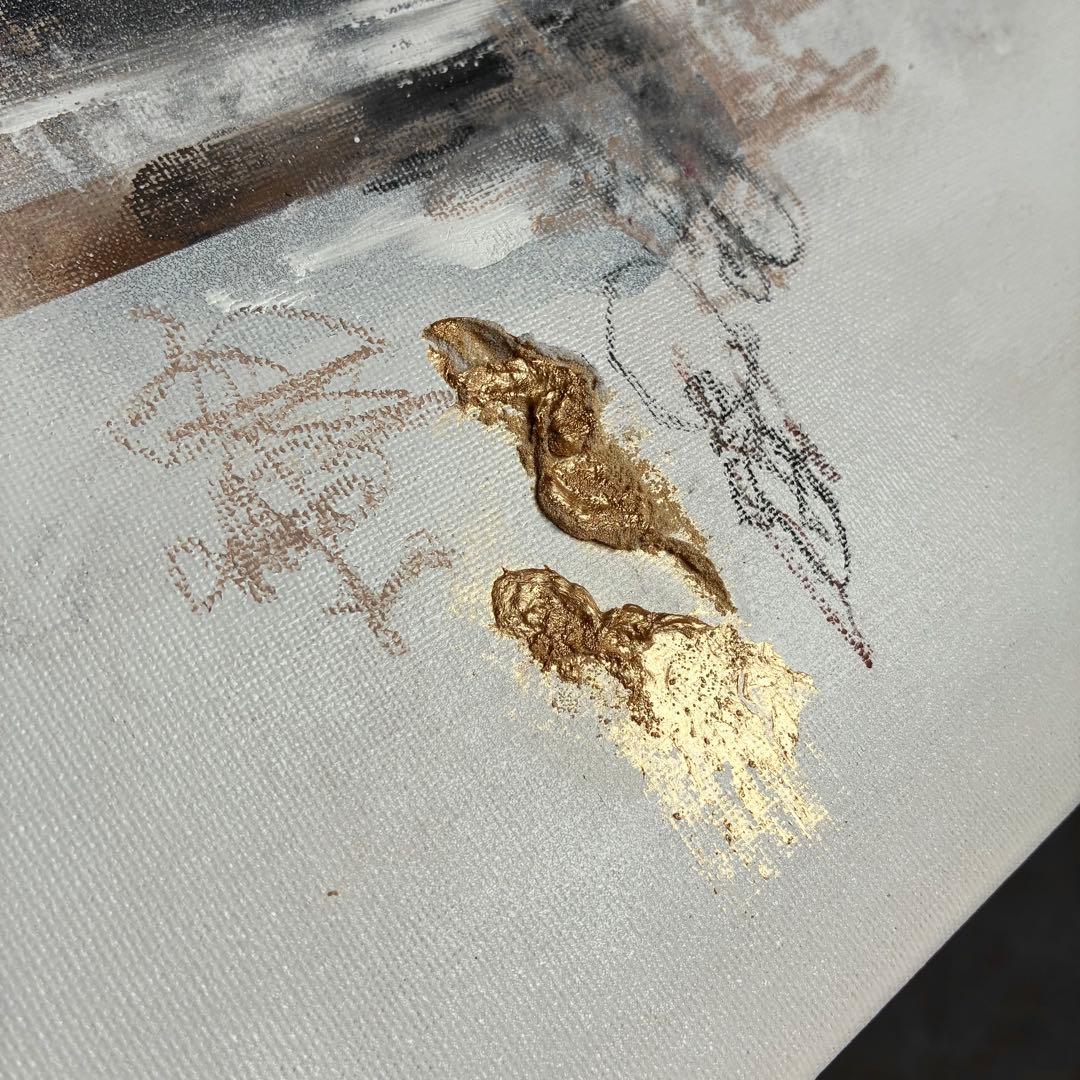 現代アート　30×30㎝　テクスチャーアート　モダン　絵画　抽象画　アートパネル