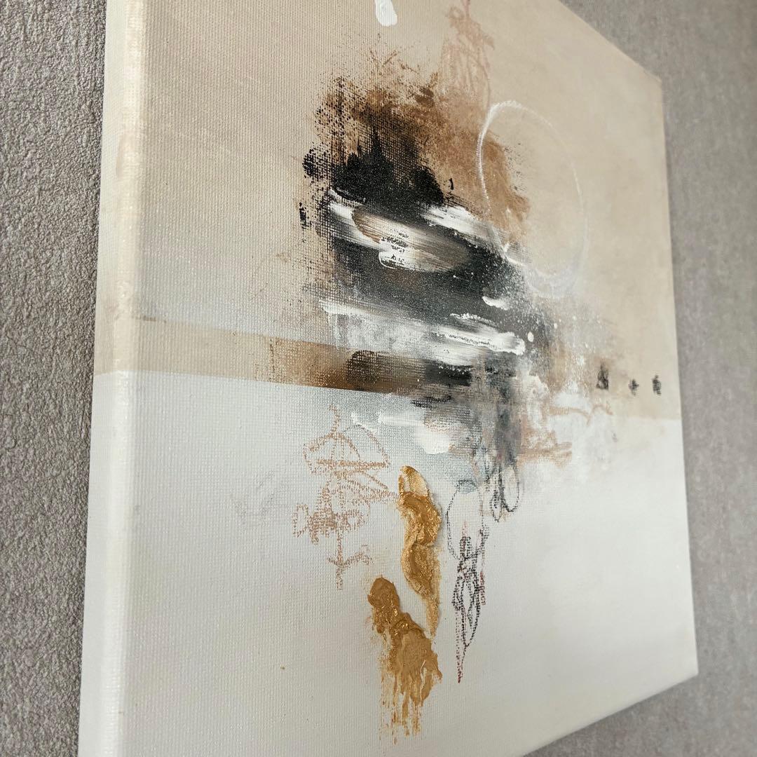 現代アート　30×30㎝　テクスチャーアート　モダン　絵画　抽象画　アートパネル