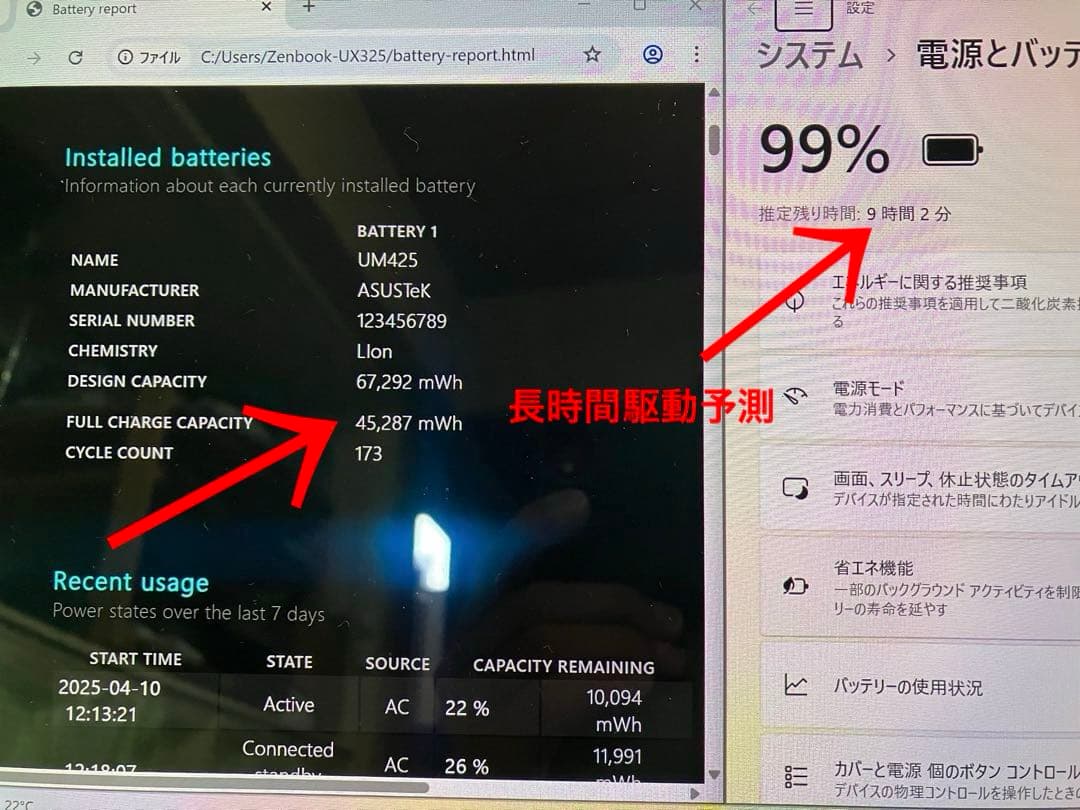 asus zenbook UX325 Ryzen7 有機EL Office付