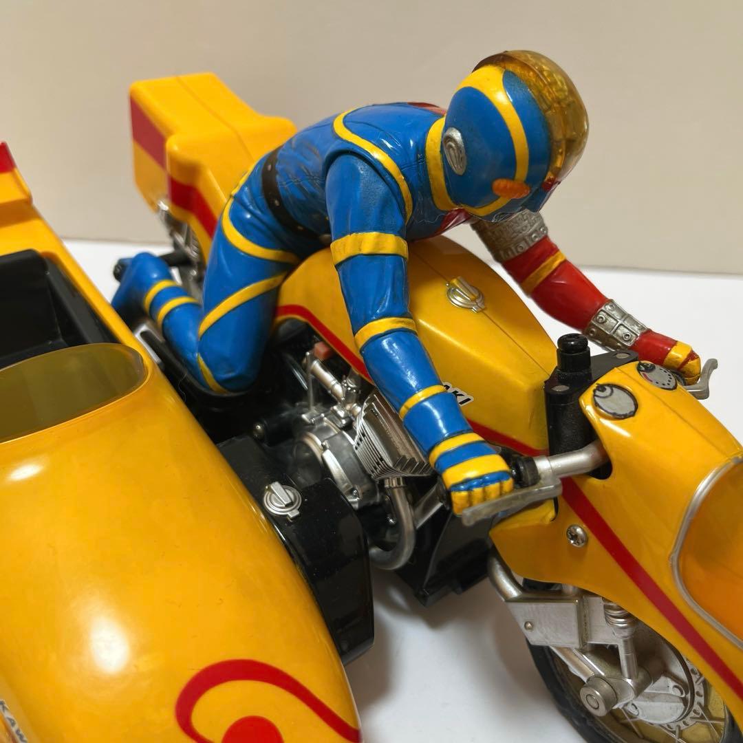 人造人間キカイダー R/C サイドマシーン　昭和　レトロ　当時物　フィギュア