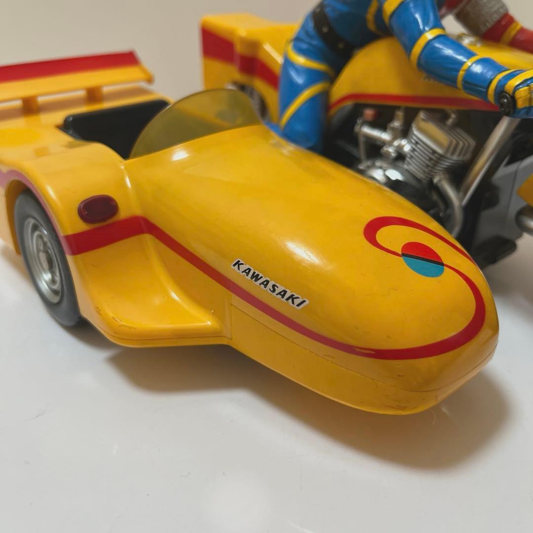 人造人間キカイダー R/C サイドマシーン　昭和　レトロ　当時物　フィギュア