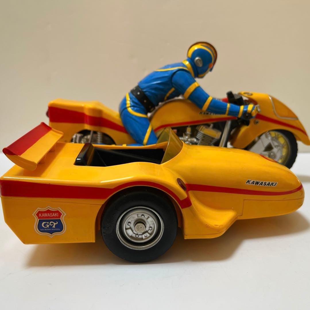 人造人間キカイダー R/C サイドマシーン　昭和　レトロ　当時物　フィギュア