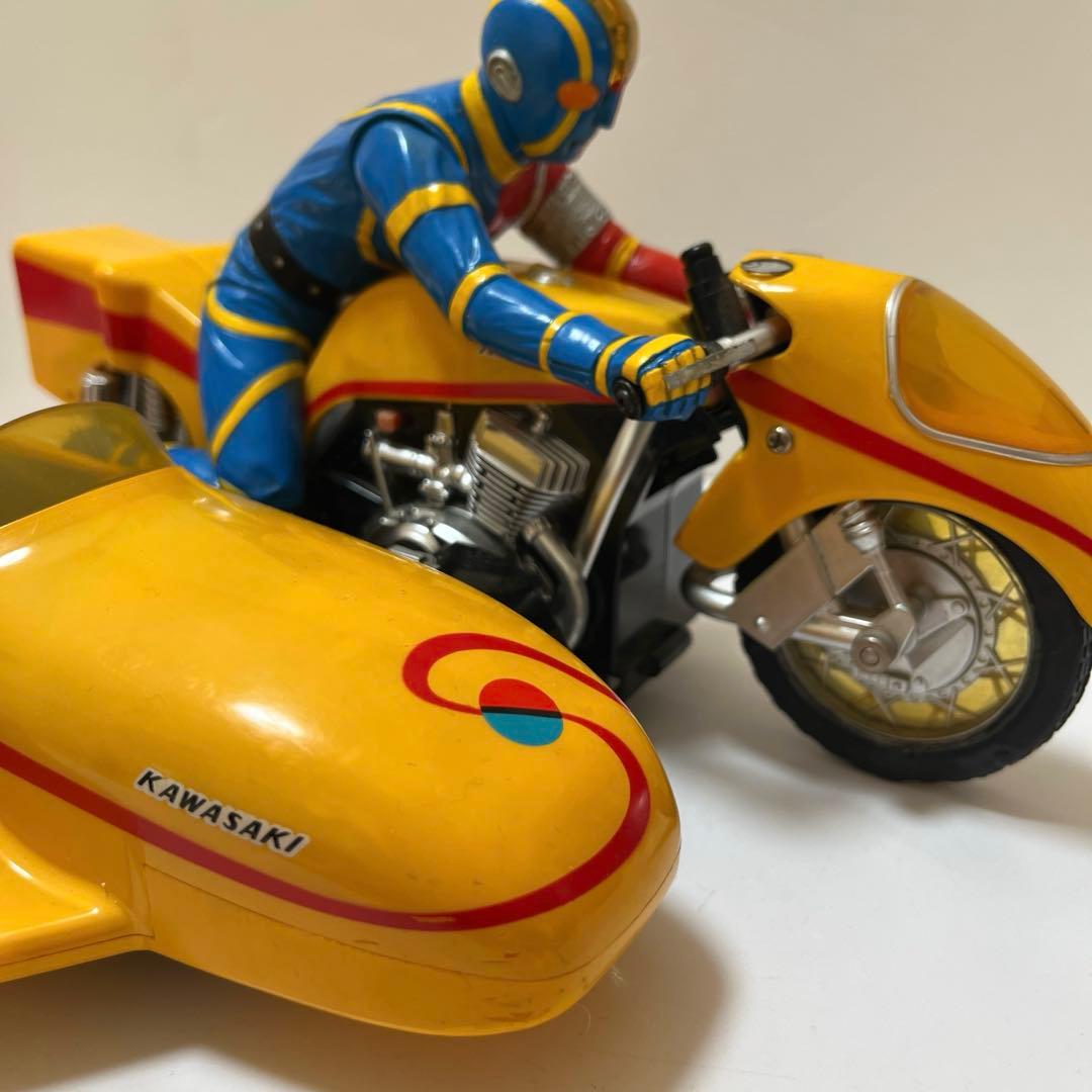 人造人間キカイダー R/C サイドマシーン　昭和　レトロ　当時物　フィギュア