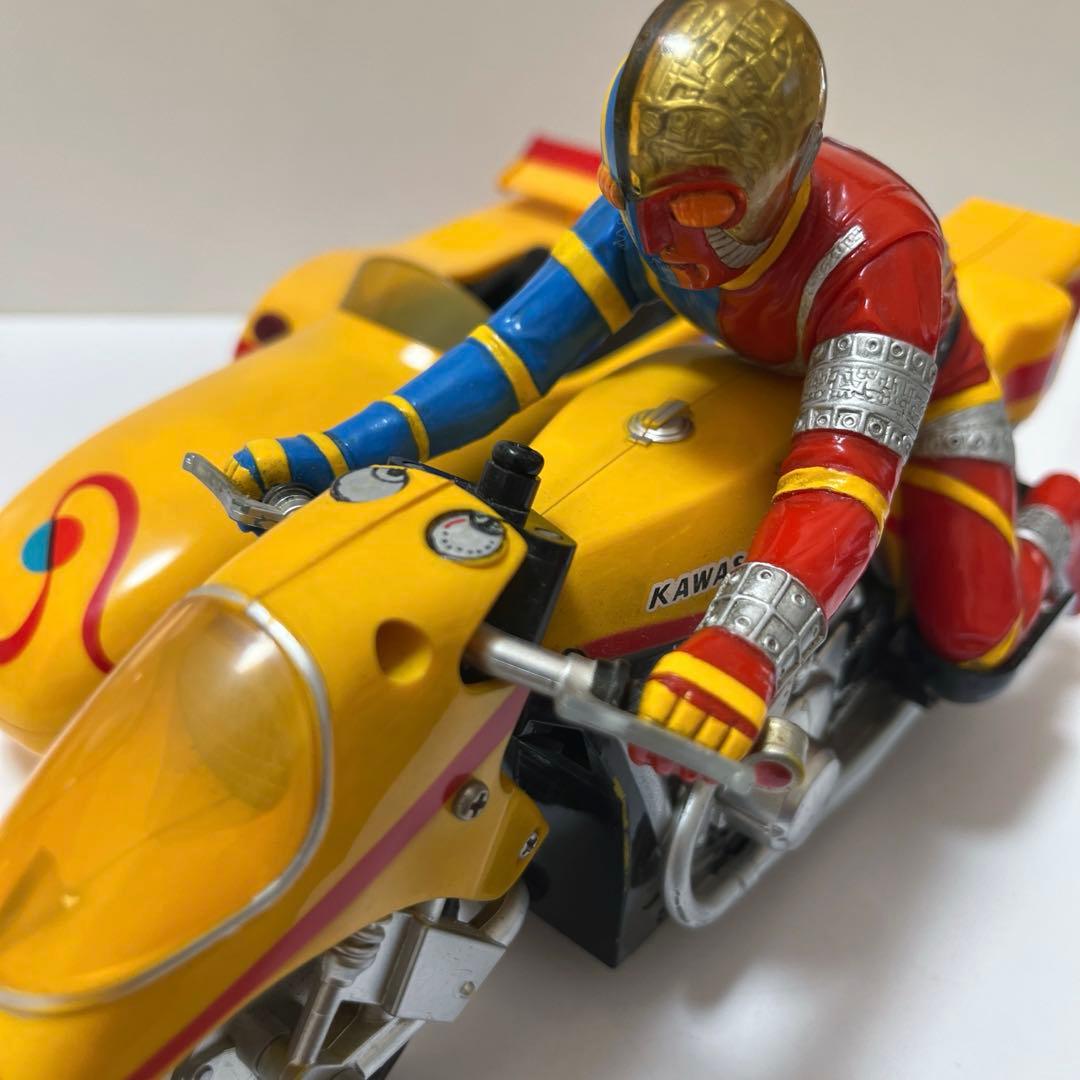 人造人間キカイダー R/C サイドマシーン　昭和　レトロ　当時物　フィギュア