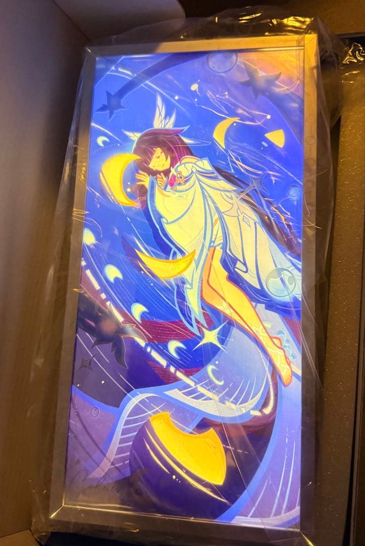 原神 コロンビーナ 新月の祝福 光るアートパネル アクリルパネル