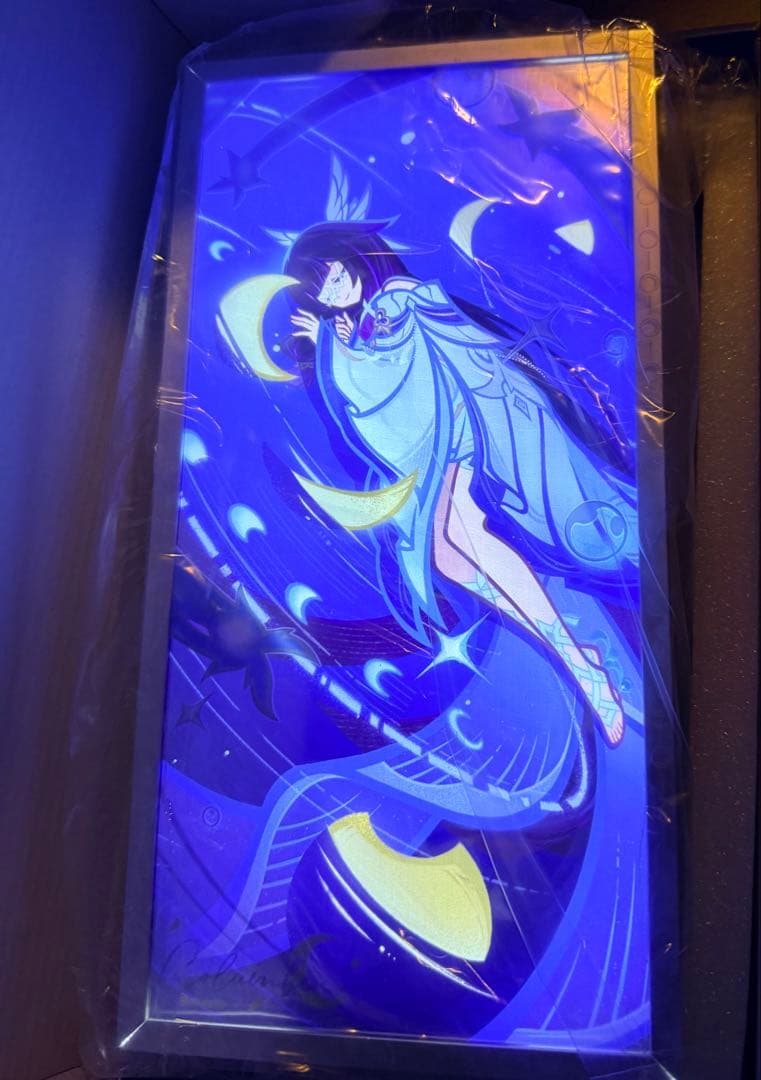 原神 コロンビーナ 新月の祝福 光るアートパネル アクリルパネル