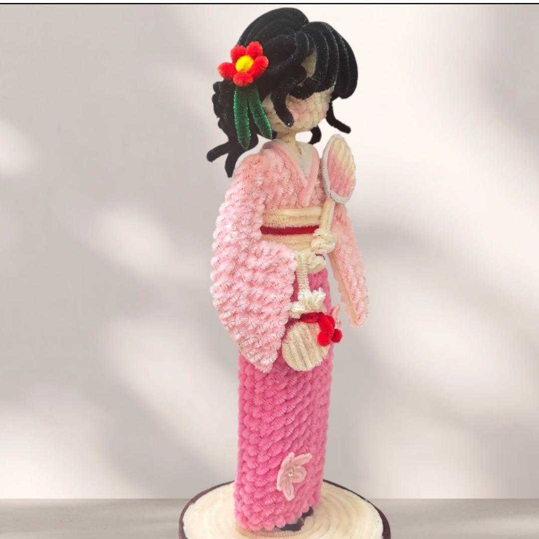 モールアート 着物人形