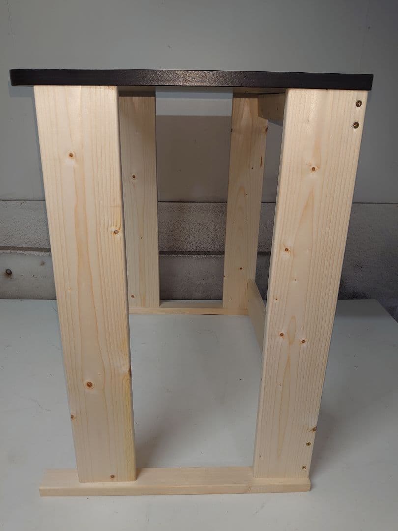 【累積125台目の天板を使用】１台用パチスロ実機の置き台★高さはオーダーの60㌢