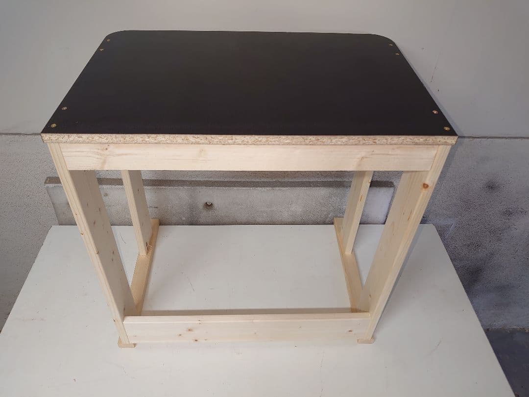 【累積125台目の天板を使用】１台用パチスロ実機の置き台★高さはオーダーの60㌢