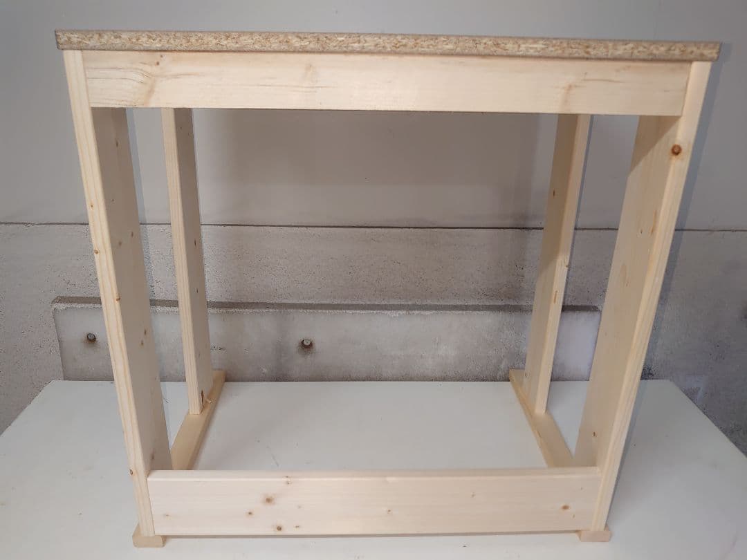 【累積125台目の天板を使用】１台用パチスロ実機の置き台★高さはオーダーの60㌢