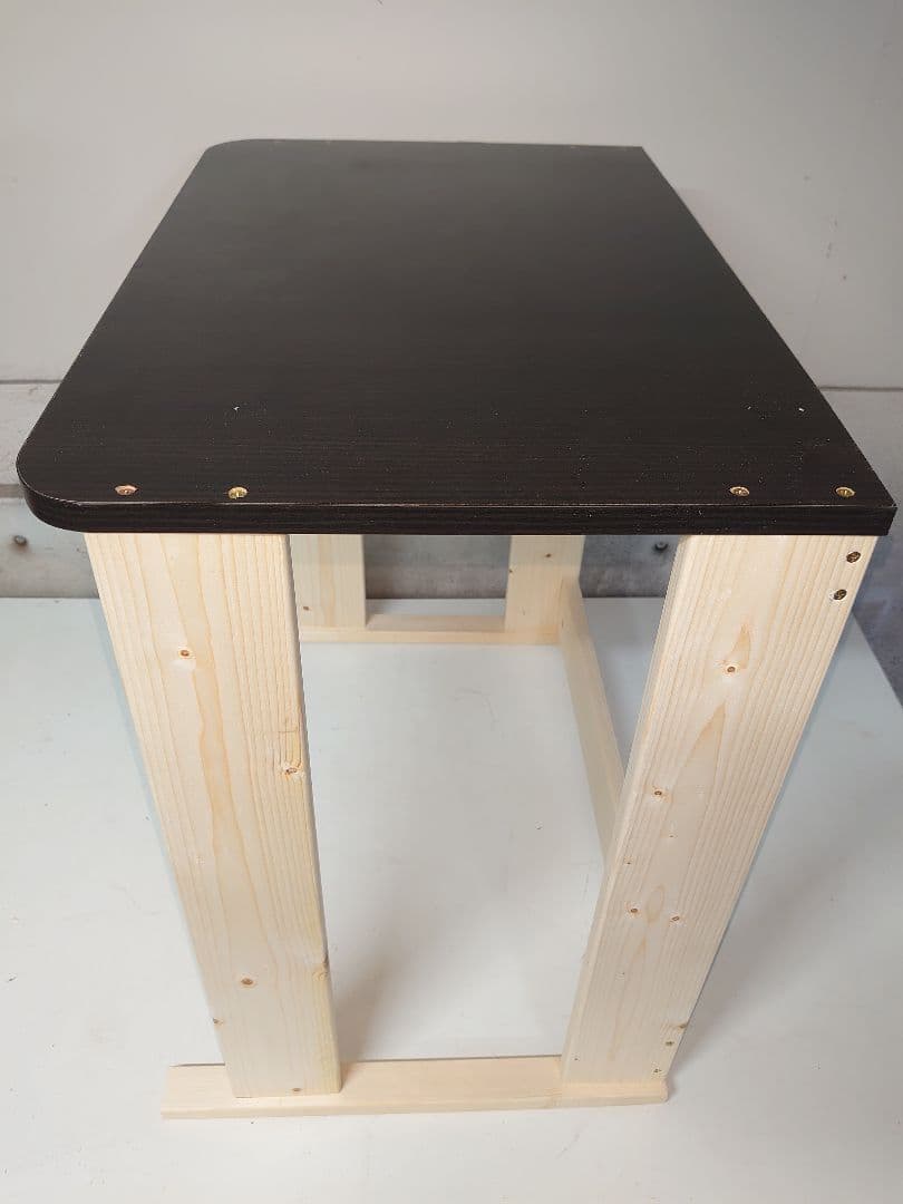 【累積125台目の天板を使用】１台用パチスロ実機の置き台★高さはオーダーの60㌢