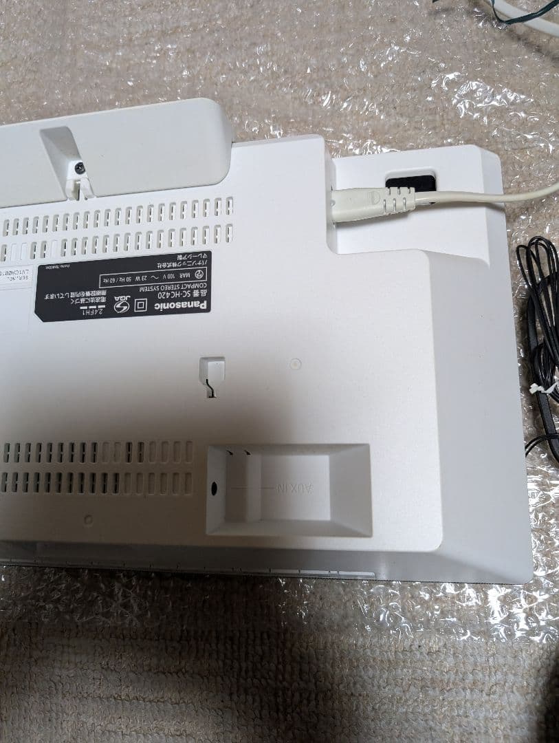 Panasonic SC HC420　シルバー　 ミニコンポ アンテナ