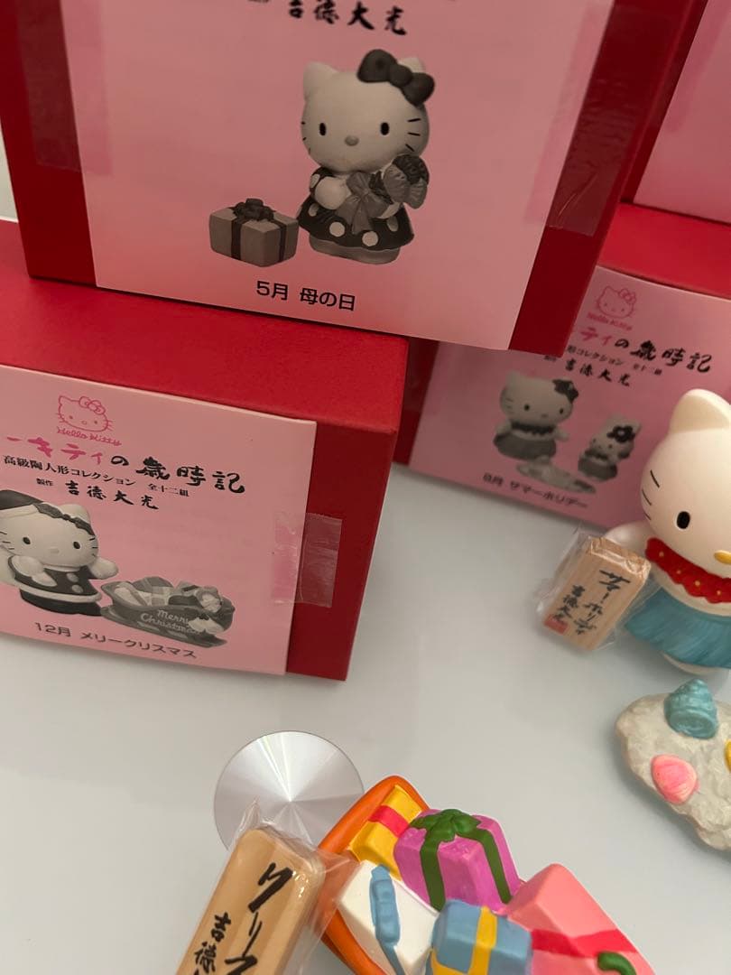 ハローキティの歳時記　陶人形コレクション　吉徳大光　平成レトロ　12ヶ月分