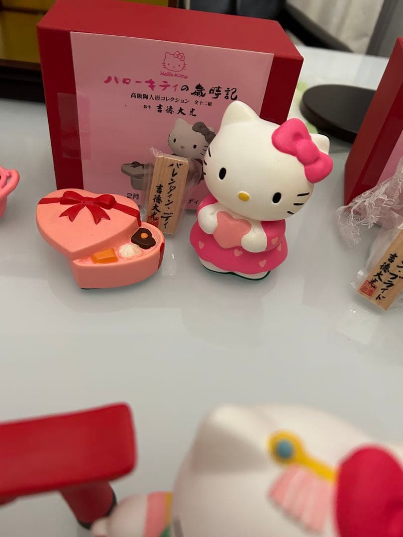 ハローキティの歳時記　陶人形コレクション　吉徳大光　平成レトロ　12ヶ月分