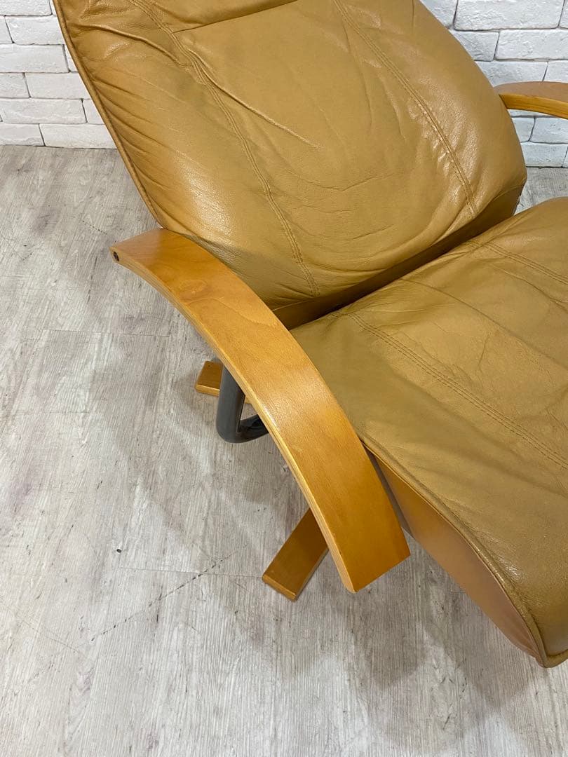 【東京都内23区配送無料】本革 北欧 デンマーク製 KEBE チェア　ソファー