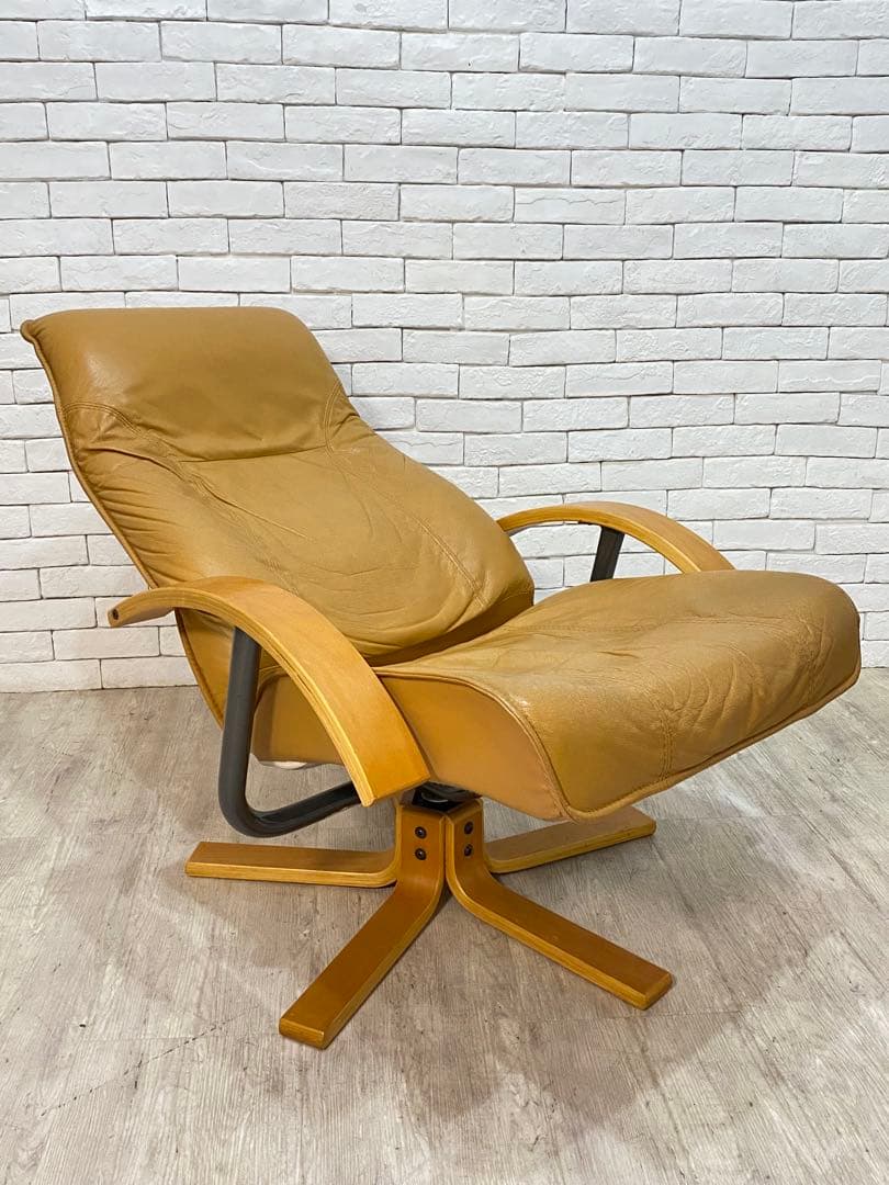 【東京都内23区配送無料】本革 北欧 デンマーク製 KEBE チェア　ソファー