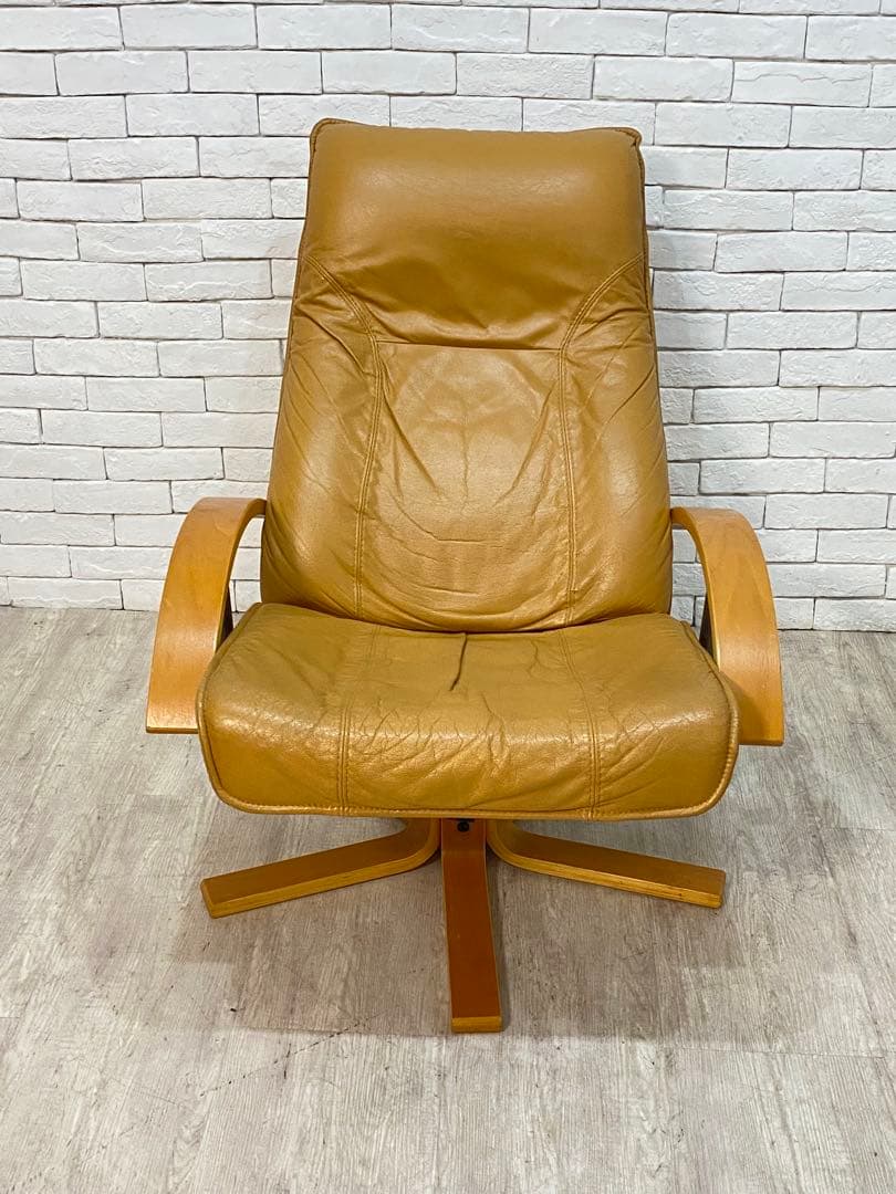 【東京都内23区配送無料】本革 北欧 デンマーク製 KEBE チェア　ソファー