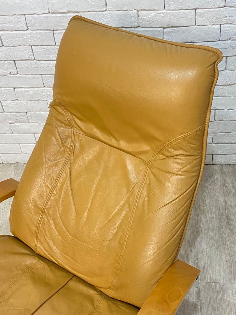 【東京都内23区配送無料】本革 北欧 デンマーク製 KEBE チェア　ソファー