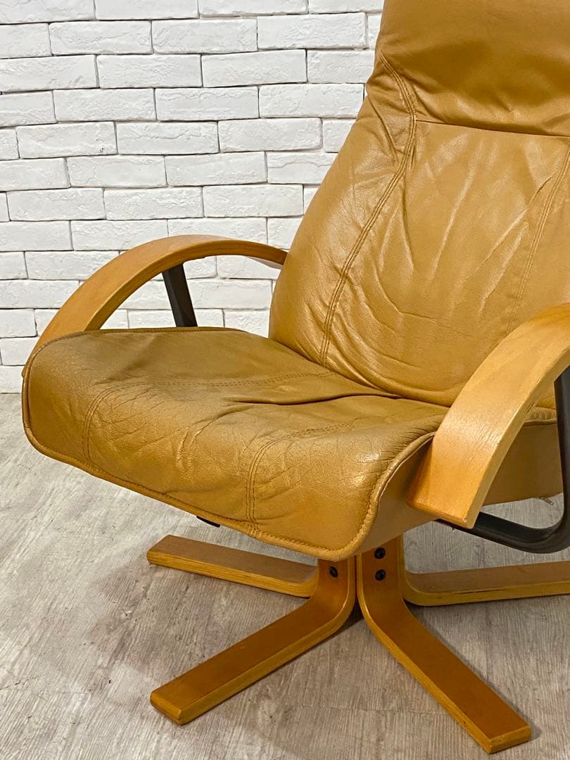 【東京都内23区配送無料】本革 北欧 デンマーク製 KEBE チェア　ソファー