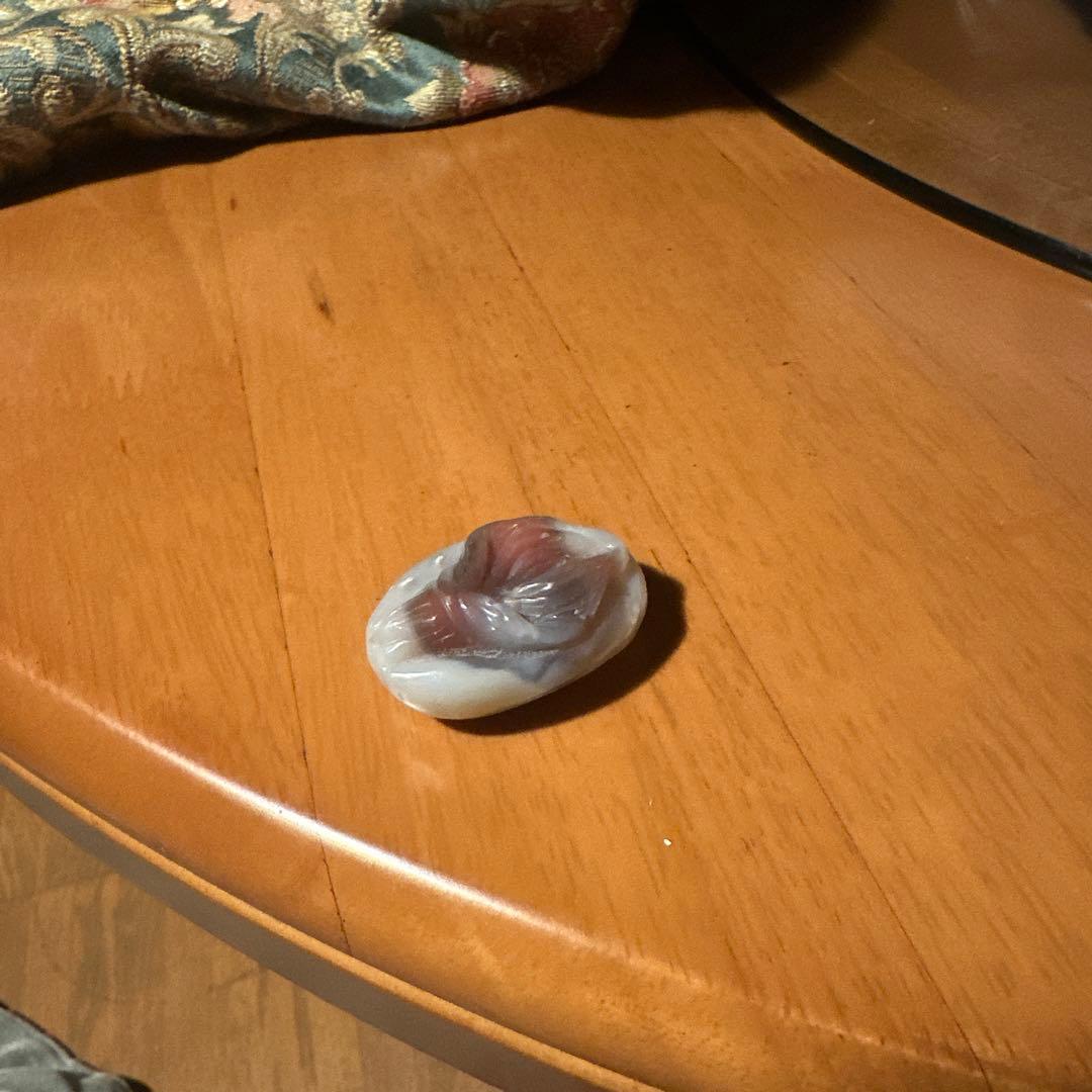 根付　白玉　根付