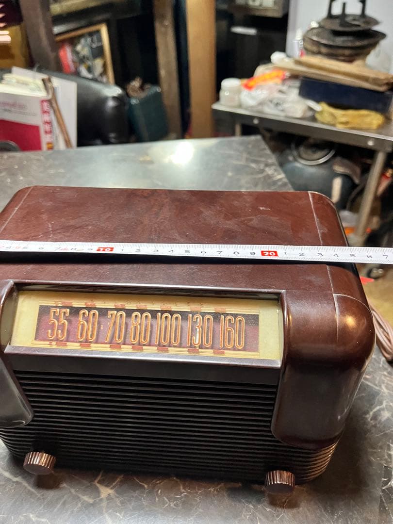 アメリカ真空管ラジオ 、ベークライトラジオ 、アメリカのGENERAL 製？